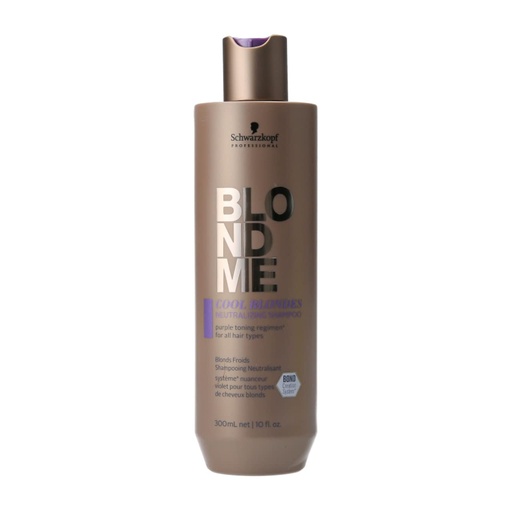 Shampoo Neutralizante para Rubios Fríos - Blonde Me de Schwarzkopf - 300ml