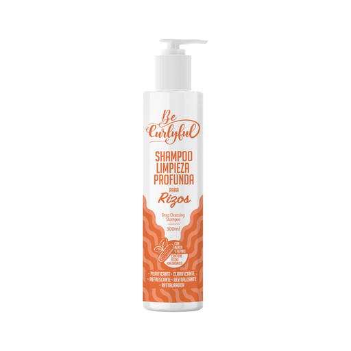 Shampoo de limpieza profunda - Be Curlyful - 300ml
