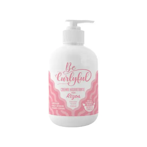 Crema Hidratante para Rizos - 500ml - Be Curlyful 