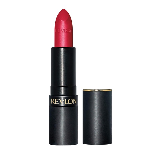 Labial Super Lustrous - tono rojo 017 Crushed Rubies - REVLON