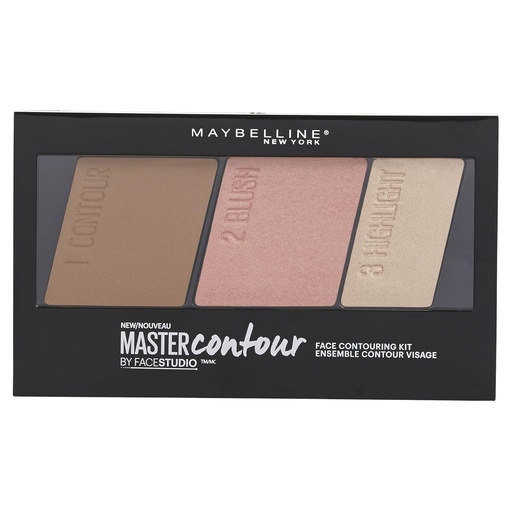 Paleta para Contouring - Facestudio Master Contour Face , Light to Medium - Maybelline
